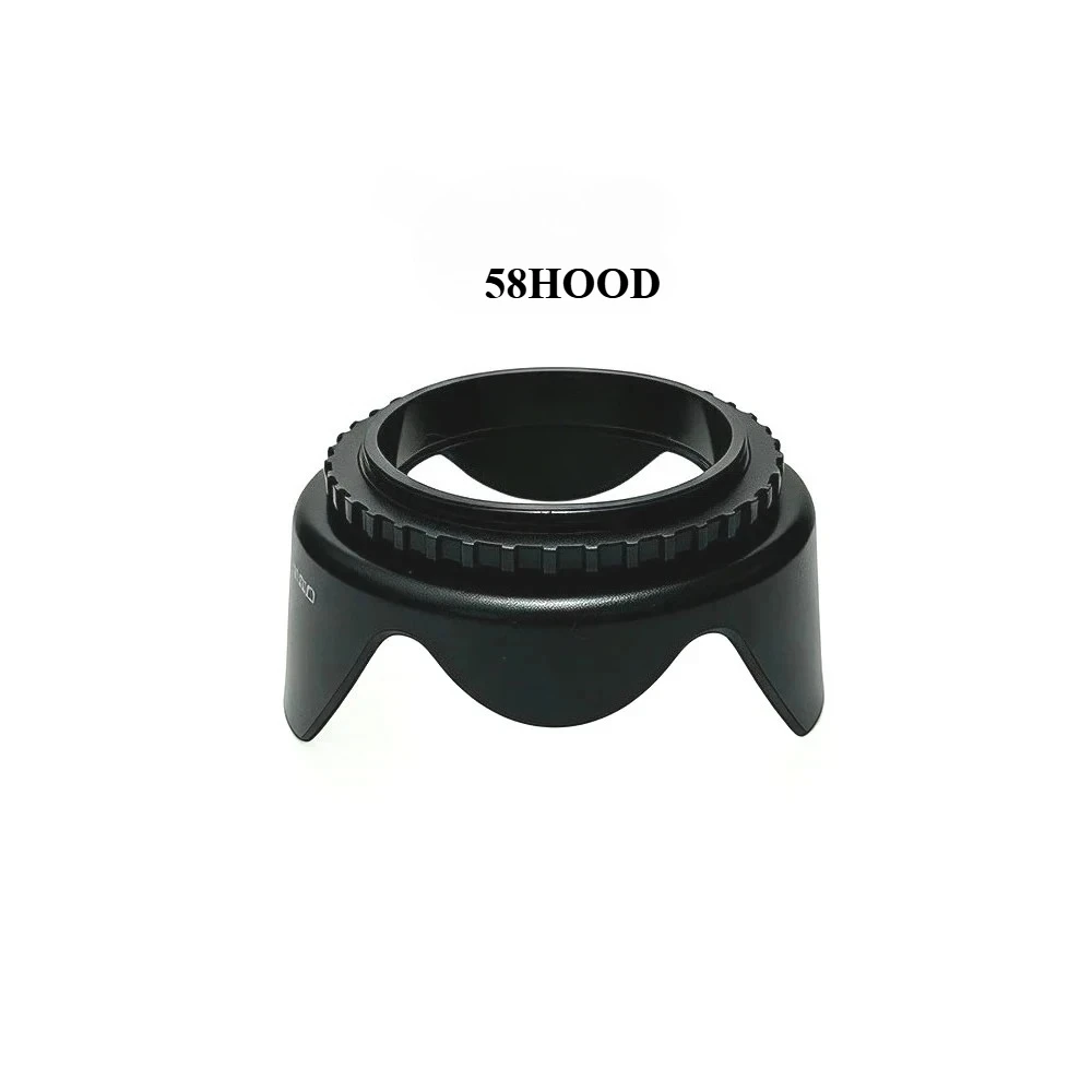 58mm Screw Mount Petal Flower Lens Hood For Canon EOS 400d 450d 550D 500D 600D 1000D
