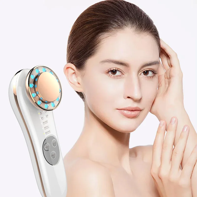 Masseur Facial à microcourant, dispositif de beauté des yeux, Lifting du visage, remplacement de la peau, nettoyage en profondeur, outil de soins de la peau multifonctionnel