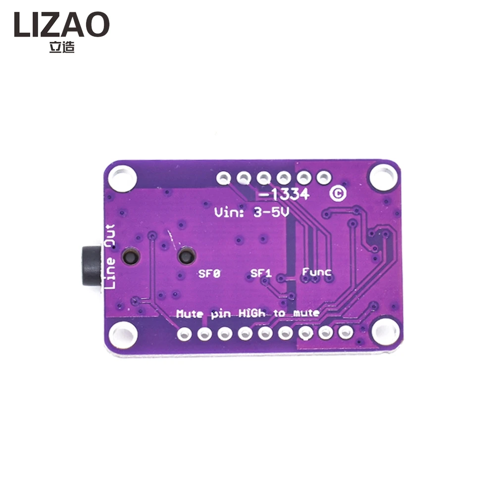 CJMCU-1334 UDA1334A I2S Stereo DAC Decoder Module, 3.3V-5V Audio Board for Arduino & Digital Projects