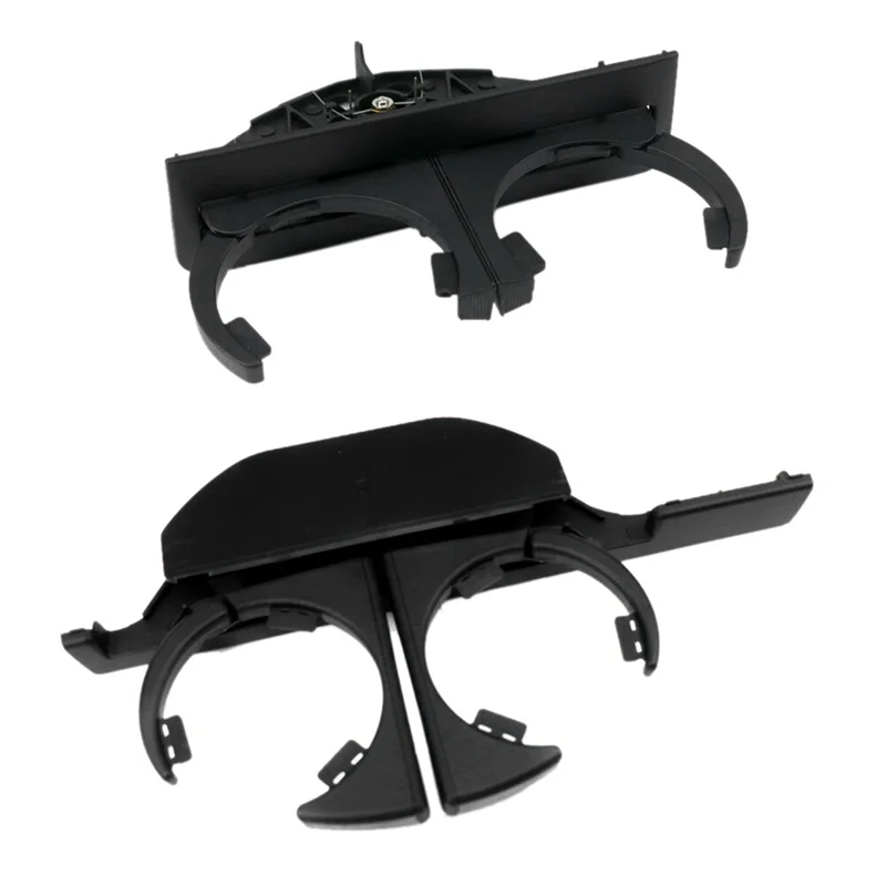 B78B-Automotive Front+Rear Retractable Cup Holder Water Cup Holder Right Hand Drive For BMW E39 525I Parts 51168184520 511681902