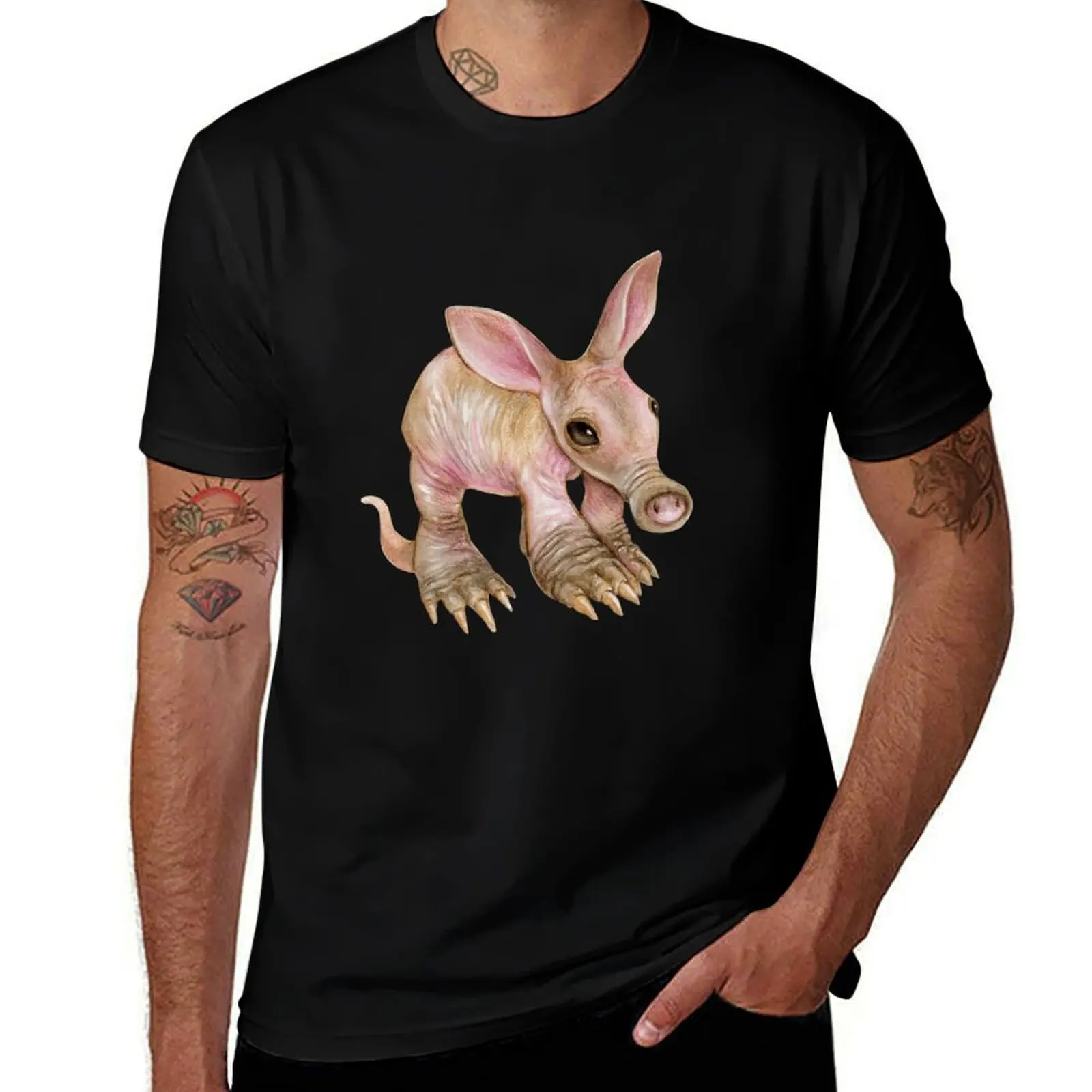 

T-Shirt funny t cotton shirt aardvark t summer shirts t man for man shirts graphic