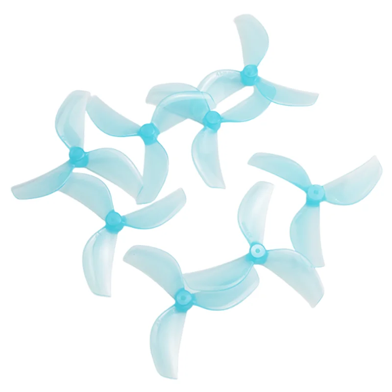 Nouveau 4 paires/8 pièces Gemfan 45mm hélice PC à 3 pales 1mm 1.5mm pour RC FPV course Freestyle 1.8 pouces Cinewhoop cure-dents Drones Mini