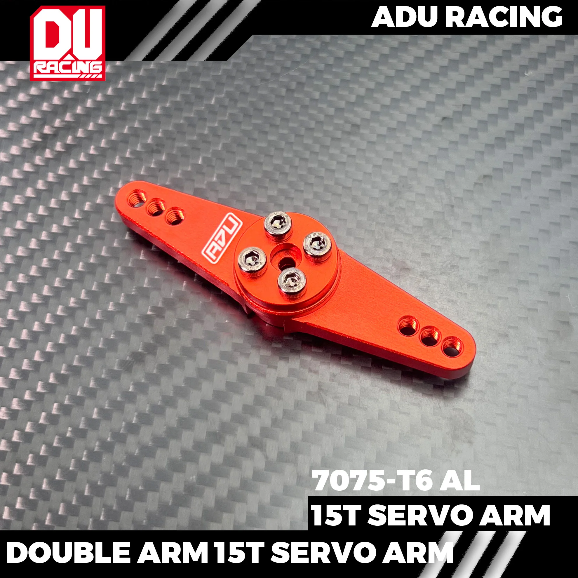 

ADU RACING 7075-T6 AL CNC 15T SERVO ARM double arms for LOSI DBXL 5T