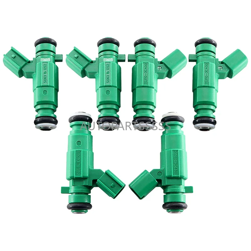 Brand New 35310-3C400 353103C400 1581530 FJ1106 For Hyundai Santa Fe 2010 2011 2012 Kia K7 2009 Sorento 2009-2017 Fuel Injectors