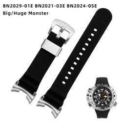 Metal Watch Connector For Citizen BN2029-01E BN2021-03E BN2024-05E Big/Huge Monster Silicone Watchband Stainless Steel Lug  Adap