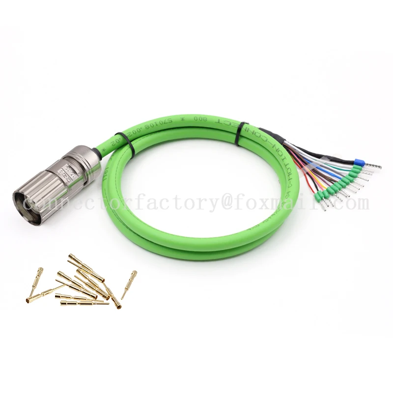 M23 M623 Male Female Plug Socket 6 7 9 12 17Pin ClockwiseCounterclockwise Servo Motor Coding Dysprosium Aviation Metal Connector