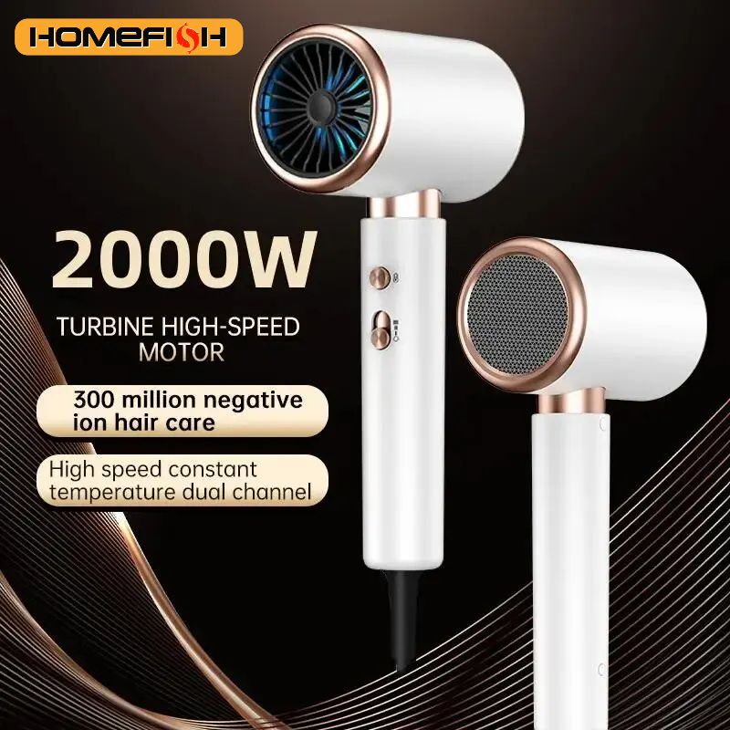  Hair Dryer High-Speed Electric Turbine Airflow Low Noise Constant Temperature And Quick Drying Suitable For Home Salons 