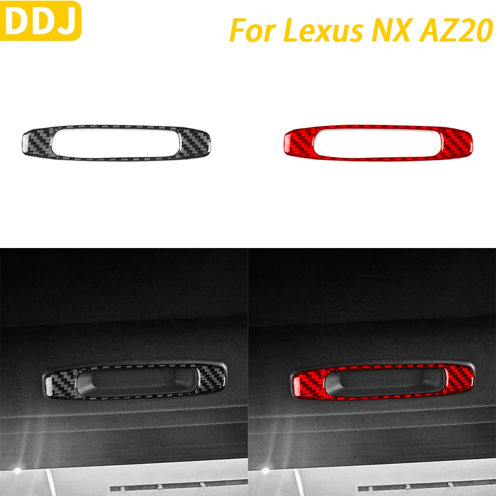 สำหรับ Lexus AZ20 NX 250 350H 450H 2022-2024อุปกรณ์เสริมคาร์บอนไฟเบอร์ซันรูฟแผงควบคุมสกายไลท์แผงฝาครอบสติกเกอร์ตกแต่งภายในรถยนต์