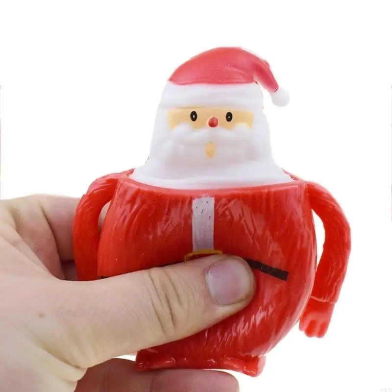 

Праздничные неподходящие знакомые с Santa Toy Squeezable Decompression TPR Toy Squeeze Toy Kids Party Anti-Stress Toy