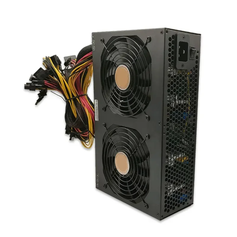 حار بيع ATX 3600 واط 2400 واط 2000 واط 1600 واط 1800 90PLUS الذهب PSU امدادات الطاقة دعم 6 GPU 8 GPU 12GPU #4