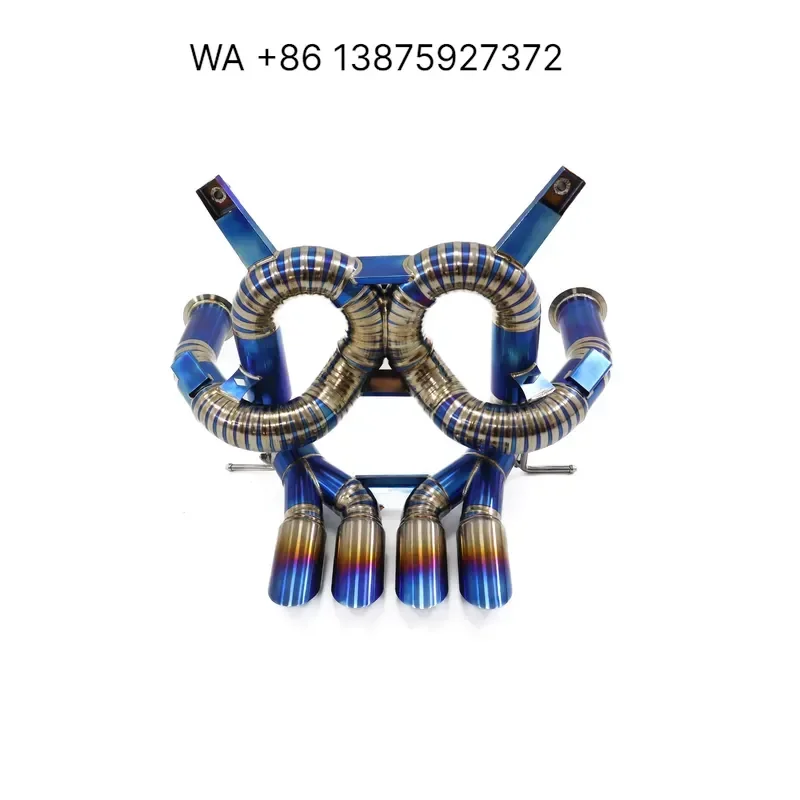 Wmwmnu for ING Fashion Titanium Alloy Car Exhaust Catback for Aventador LP750 6.5L with High Quality Auto Turning