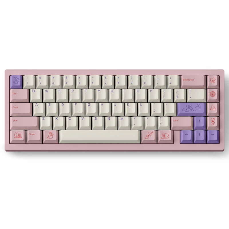 FBB أغطية المفاتيح ماجيك MIMI موضوع PBT MX مفاتيح للوحة المفاتيح الميكانيكية Keycap لتقوم بها بنفسك ملحقات الكمبيوتر هدية لطيفة لفتاة امرأة الأصدقاء