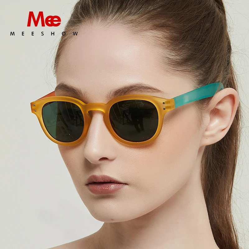 Meeshow Brand retro Men\'s Sunglasses women Unisex stylish Sun glasses Female vintage Sun glass for women Man Solar  UV400 1513