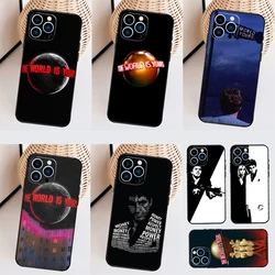 Scarface The World Is Yours Case For iPhone 16 15 Pro 12 13 Mini 11 14 Pro Max XS X XR Plus Back Cover