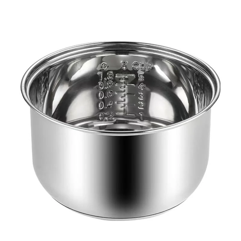 304 Stainless Steel Rice Cooker Inner Bowl For Zojirushi NS-TSC10 (5.5Cups) Multi-Cooker Replacement Inner Po-A71M