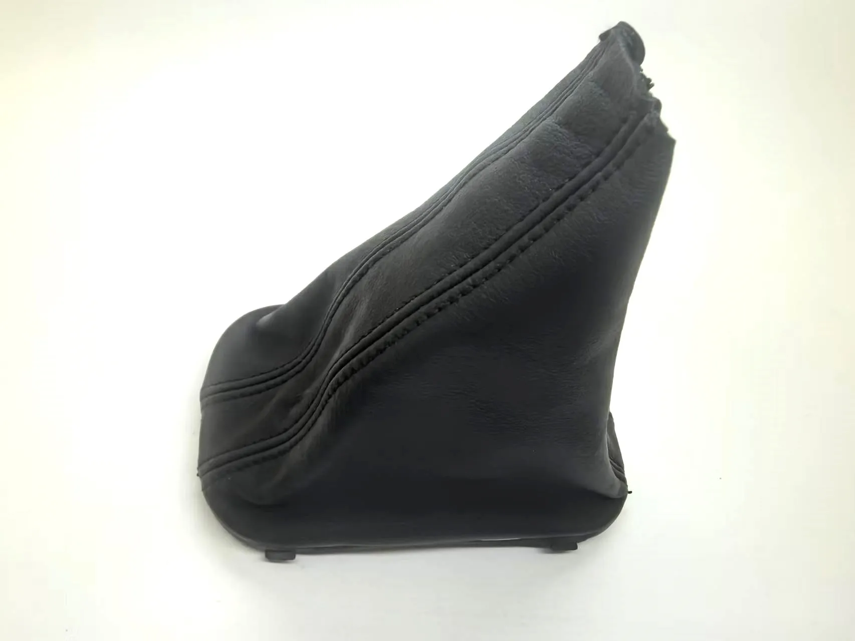 

Black real Leather Car Gear Shift Knob Boot Cover Compatible with VW Golf 5 6 MK5 MK6 Jetta