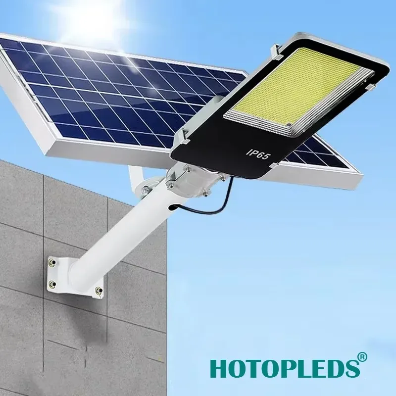 

Split Type Project Outdoor Lighting Aluminum IP65 Outdoor Waterproof 400W Solar Street Lights Luz Solar Exterior Remote Lamp