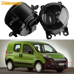 2 Pieces LED Lens Fog Light 30W 3000LM Car Front Bumper Fog Lamp Accessories H11 For Fiat Fiorino Box MPV (225_) 2007-2023