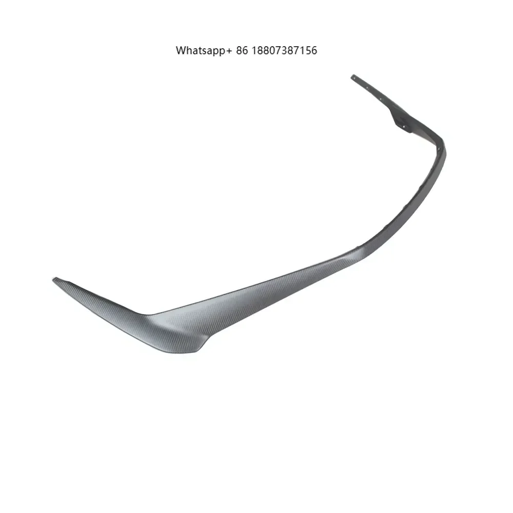 High Level Material Oem Style Dry Matte Carbon Fiber Front Upper Lip ForLamborghini Huracan Sto 2021+