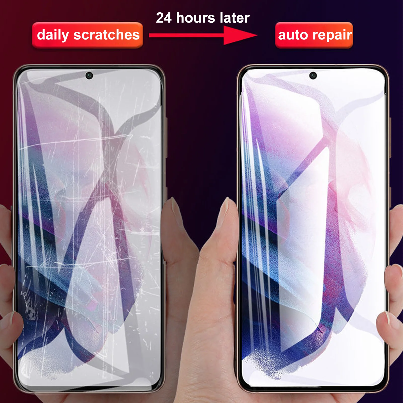 Matte Hydrogel Film for SamSung Galaxy S22 Ultra Screen Protector Film Full Cover Soft Glass Film HD Privacy Screen Protector