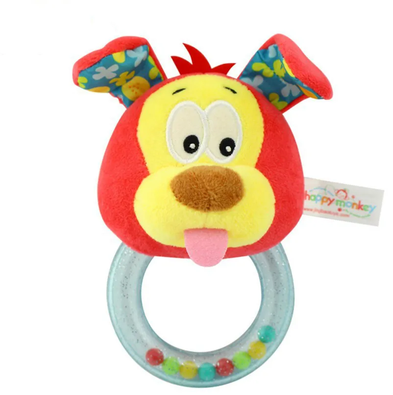 Chocalho do bebê brinquedos bonito de pelúcia dos desenhos animados brinquedos cama macio mão sinos brinquedos musicais bebê recém-nascido brinquedo educativo novos estilos