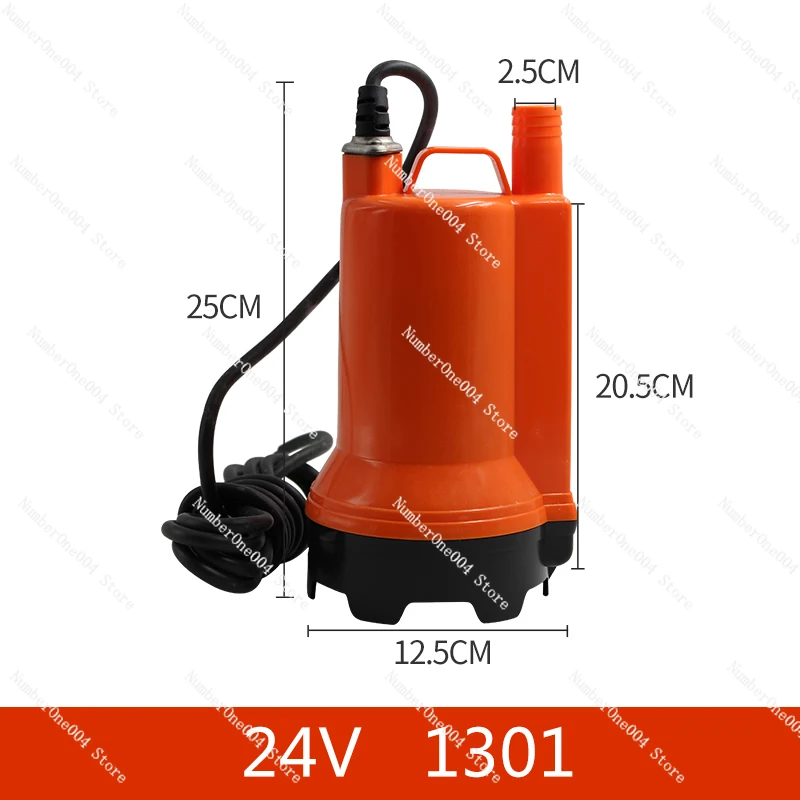 Applicable to Marine Water Pump Bilge 12V24v DC Submersible Battery Watering Pump Large Flow Agricultural