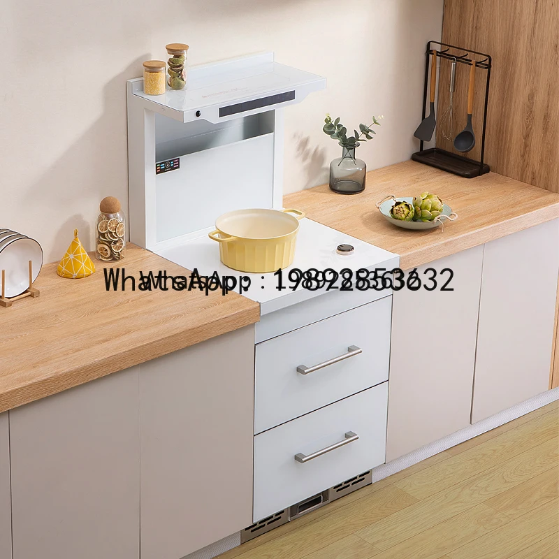 A1 Pure White Small Apartment Induction Cooker Single Burner RV Single Eye Integrated Pure Electric Gas Stove