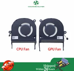Laptop CPU GPU Cooling Fan For ASUS ZenBook Pro 15 UX535L UX535LH UX535Li OLED UM535Q UM530QE 13NB0RX0T01021 13NB0RX0T02021