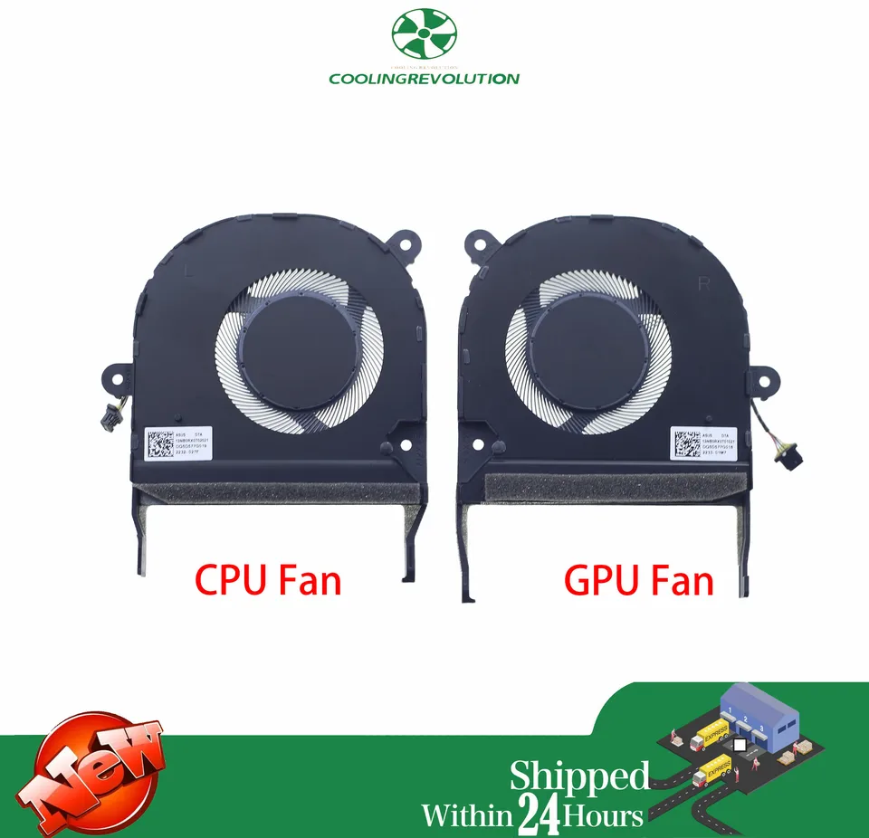 Laptop CPU GPU Cooling Fan For ASUS ZenBook Pro 15 UX535L UX535LH