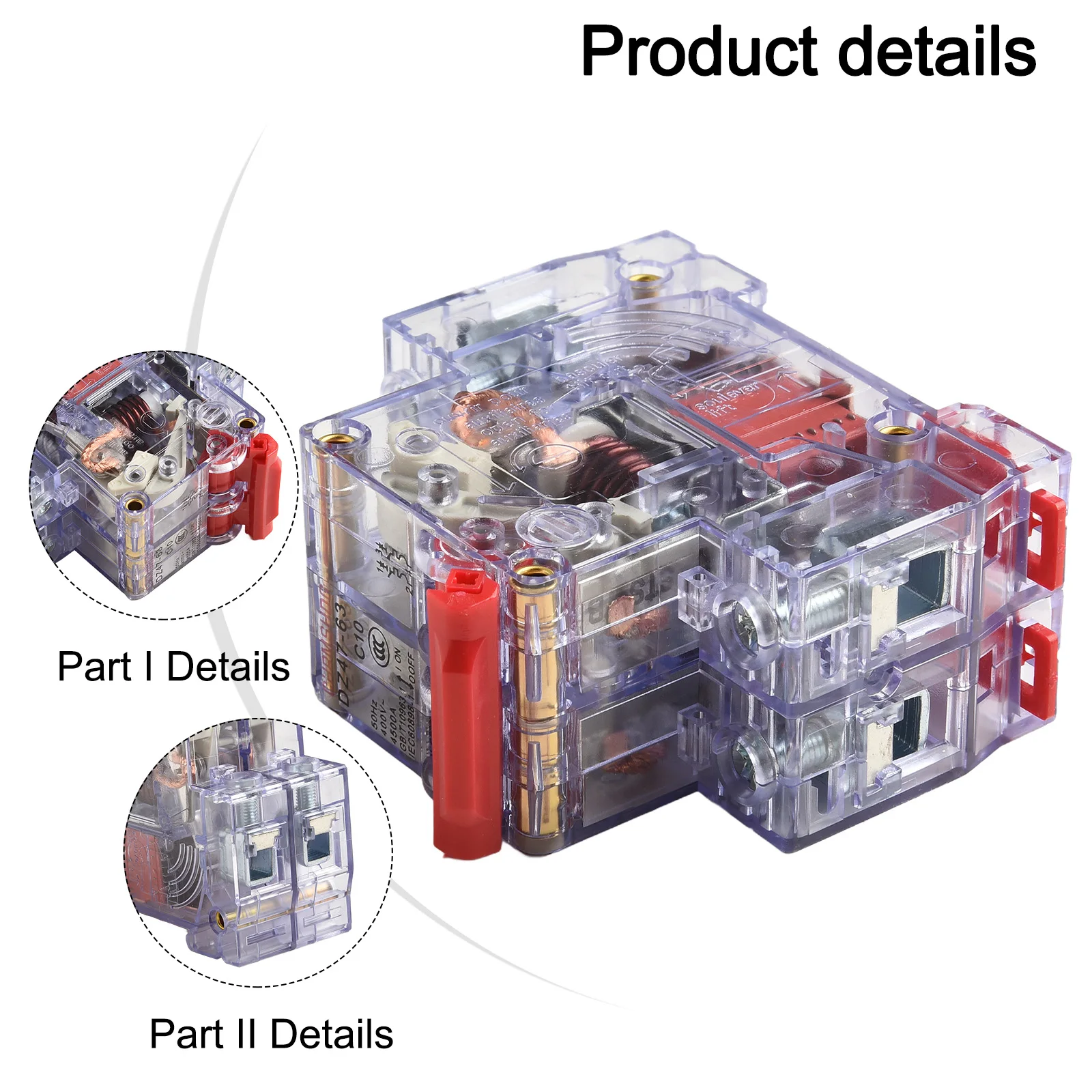 Efficient Breaker for Overcurrent Protection DC Circuit Breaker 500V 2 Pole Double 2P MCB Solar PV1016202532405063 Amp