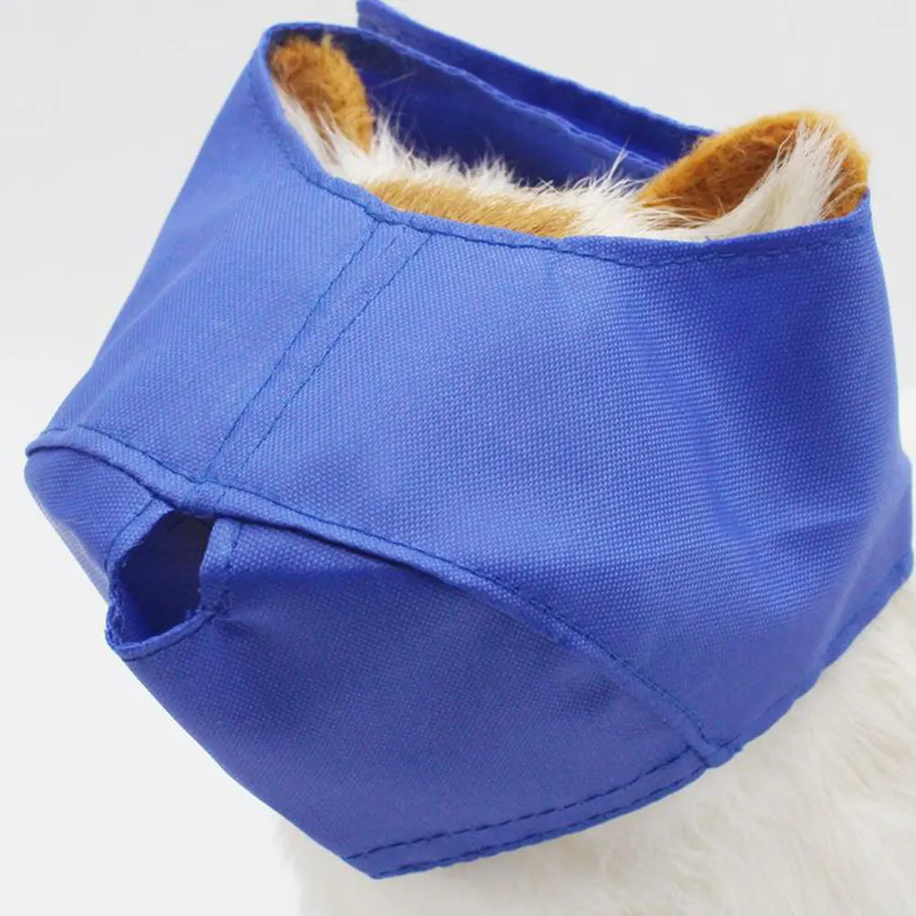 

Cat Eye Patch Blue Large Size for Cats Above 5Kg Premium Material Pet Blinder for Calming Use in Bath Manicure Blow Drying