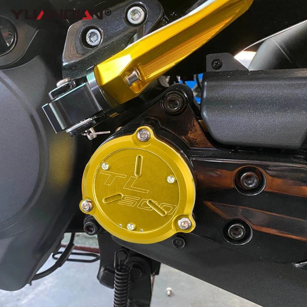 

2022 2021 Motorcycle Shaft Cover Guard Front Drive Shaft Sprocket Cover Case Saver Chain Guard For SYM MAXSYM TL 500 2020-2023