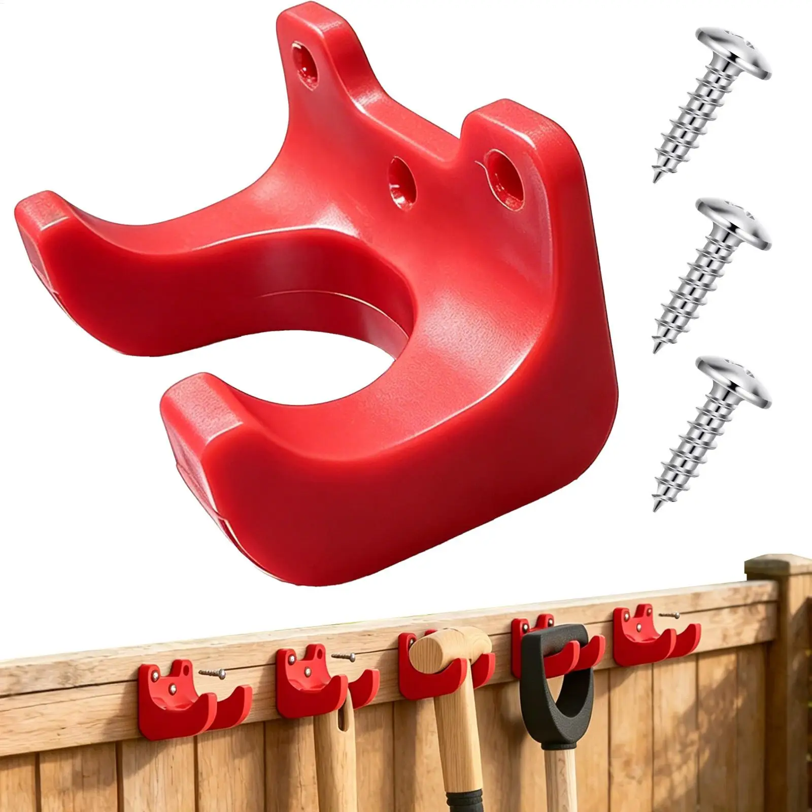 Heavy Duty Garage Hooks Waterproof Large Hanger for Garden Tool Workshop Construction Home Balcony Outdoor Storage Hook