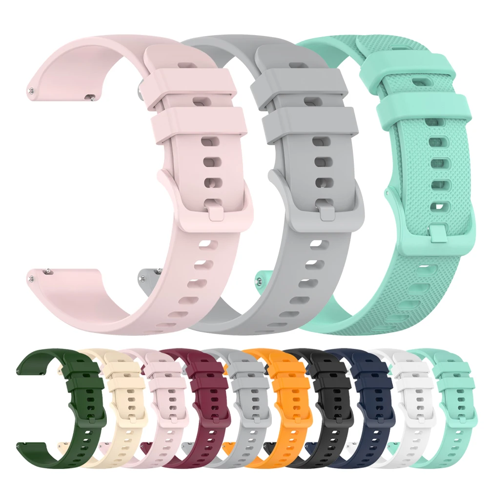 22mm Silikonarmband für Xiaomi Watch 5/2 Pro/S4 Sport S3 Armband für MI Watch Farbe 2/S2 S1 Active Wasserdichte Armbänder