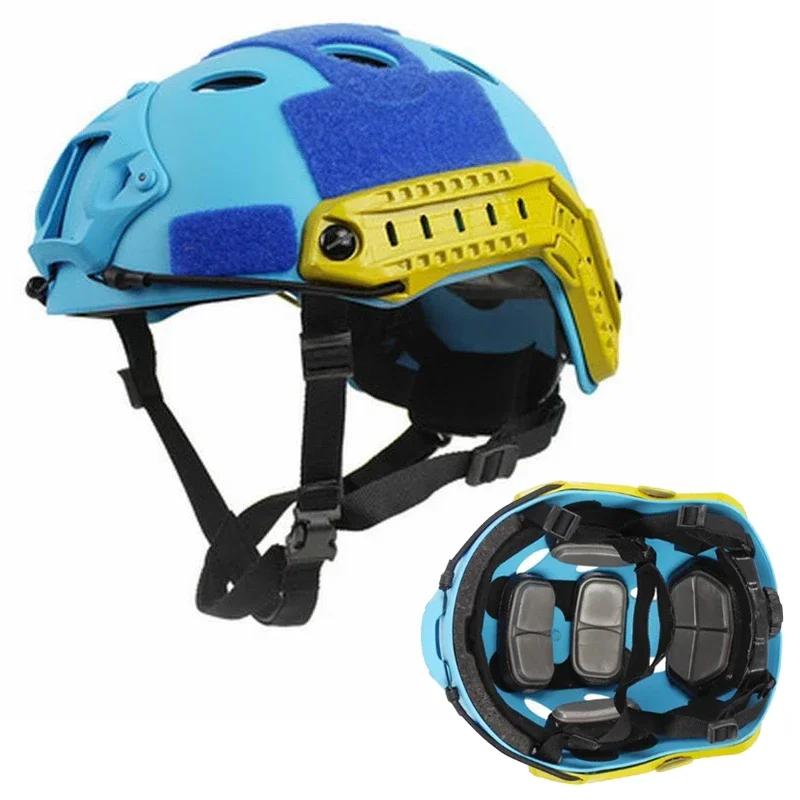 Lightweight Rescue Helmet, FAST PJ Helmet, Adjustable Head Circumference, Security, Training, Emergency, Fast, Tactical