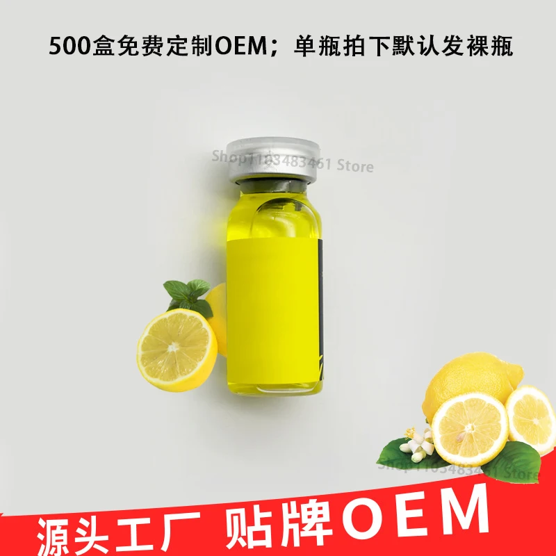 10ml/vial Face Body Lemon Ampoule Bottle Moisturizing Oil DIY Face Cosmetics Material