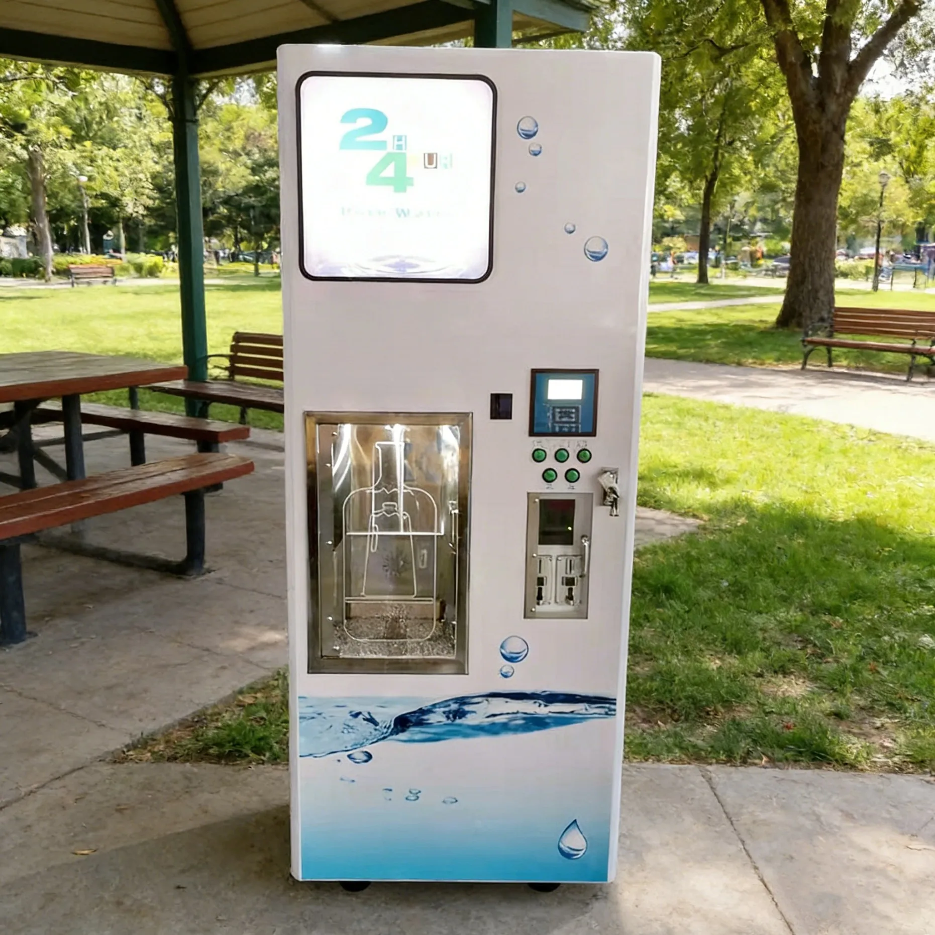 

Customized Outdoor Water Refill Dispenser Factory Price Maquina Expendedora Purified Drinking Water Vending Machine