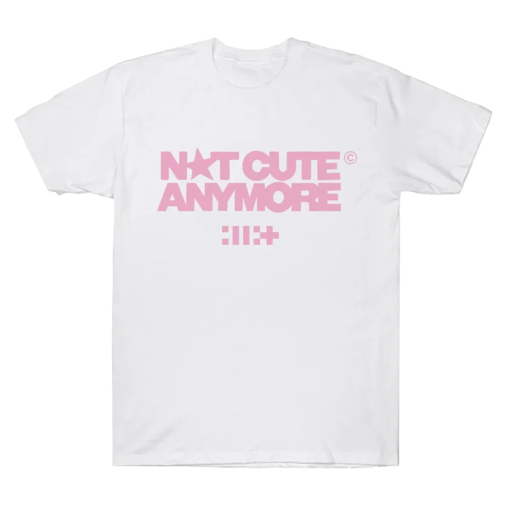 ILLIT Not Cute Anymore Album Shirts ILLIT Women's Band Shirt Korean Summer Fashion for Women and Men Harajuku Kawaii Shirt