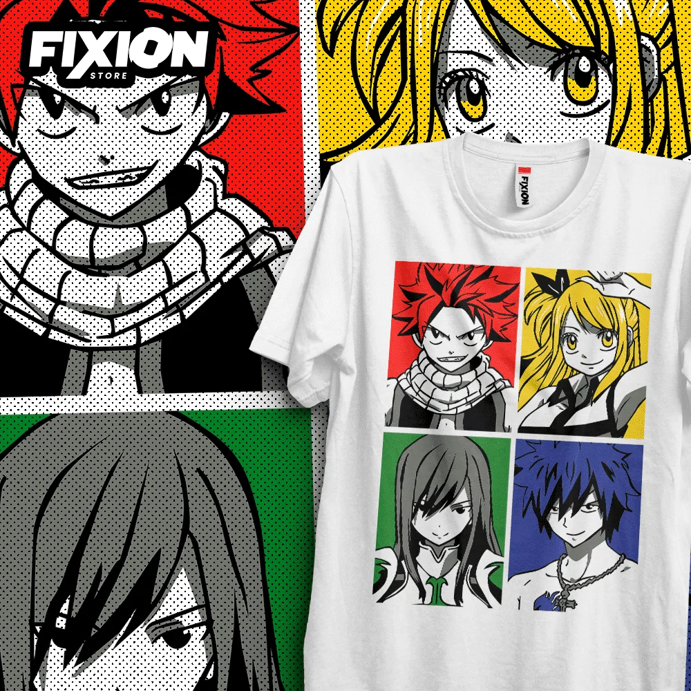 T-shirt For Anime Fairy Tail – Personas – Nuevos Diciembre! Mange Tee