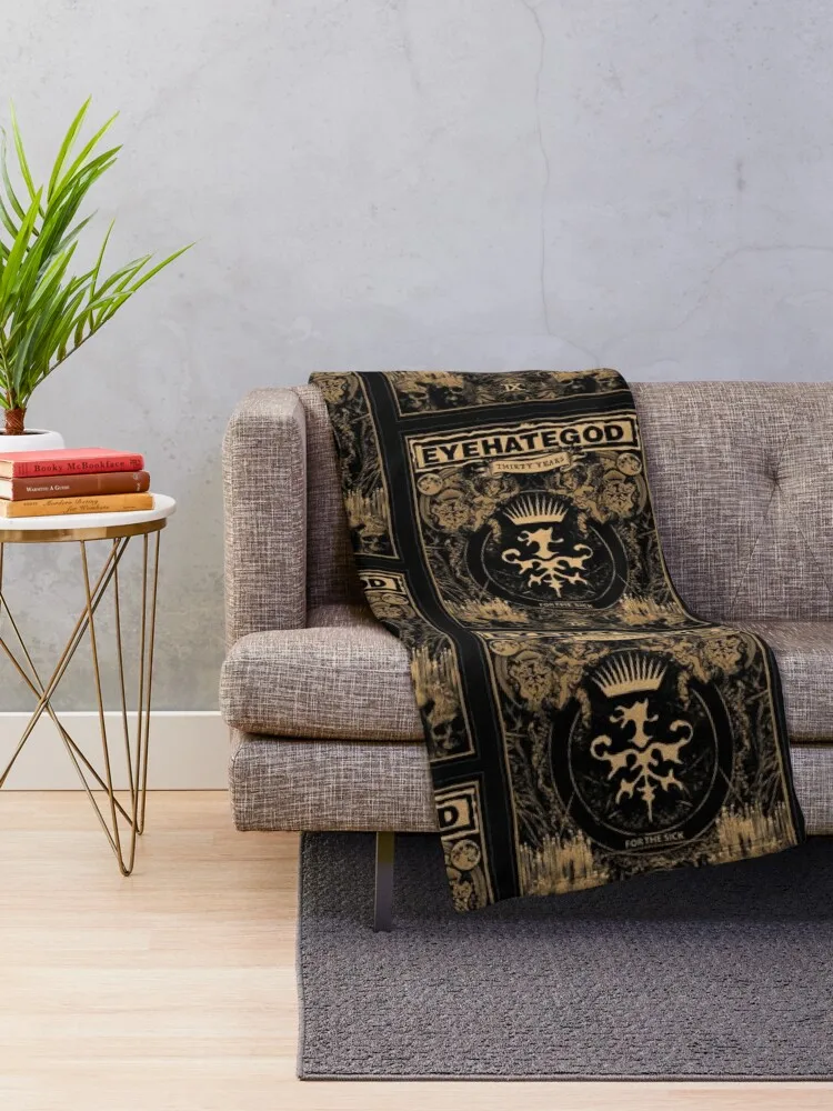 Meilleure ?uvre d'art Eyehategod Throw Blanket Vintage Blanket Winter bed blankets