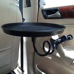 NEW Car Food Tray with Clamp Bracket Folding Dining Table Drink Holder Car Pallet Back Seat Water Car Cup Holder Car Swivel Tray