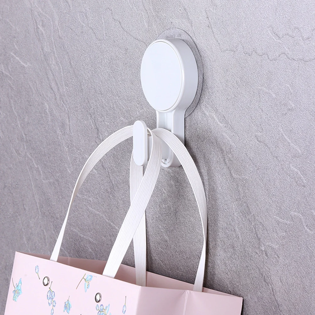 

2 Pcs Heavy Duty Wall Hooks Small Suction Cup Shower Glass Sturdy Removable Traceless Design Long Lasting Multipurpose