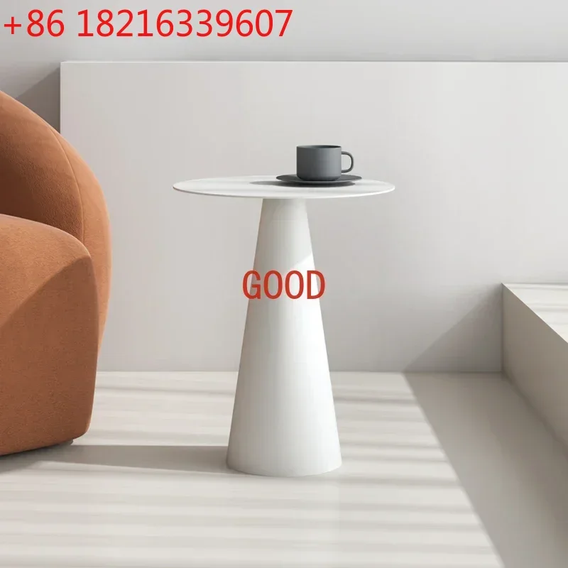 

Дизайнерский минималистичный приставной столик для гостиной, угловой столик из кованого железа, легкий роскошный маленький столик для спальни, мобильная мебель HY50CT