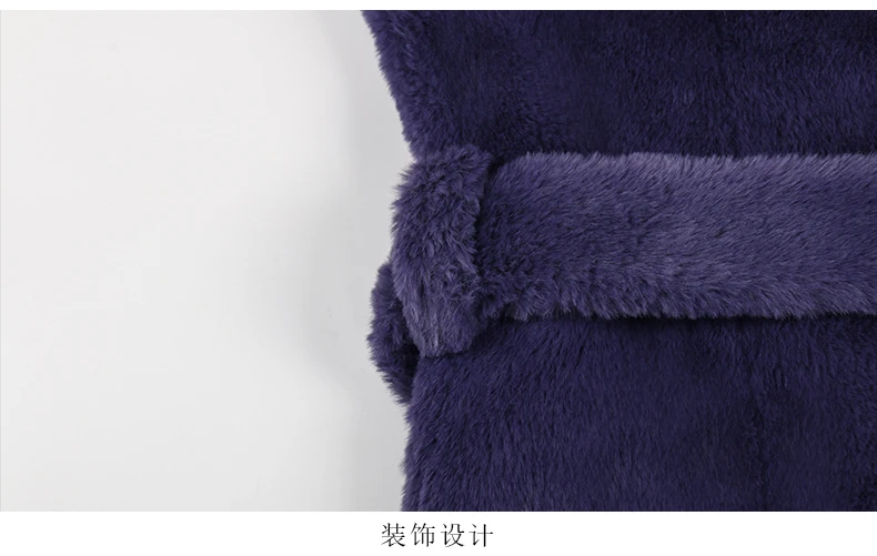 Nerazzurri Winter Extra Long Purple Black Thick Warm Soft Fluffy Faux Fur Coat Women Sashes Double Breasted Furry Overcoat 2022