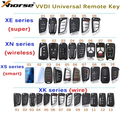 XHORSE VVDI Universal Remote XS/XE/XN/XK Series Smart / Super / Wireless /Wire Car Key English Version for VVDI Key Tool