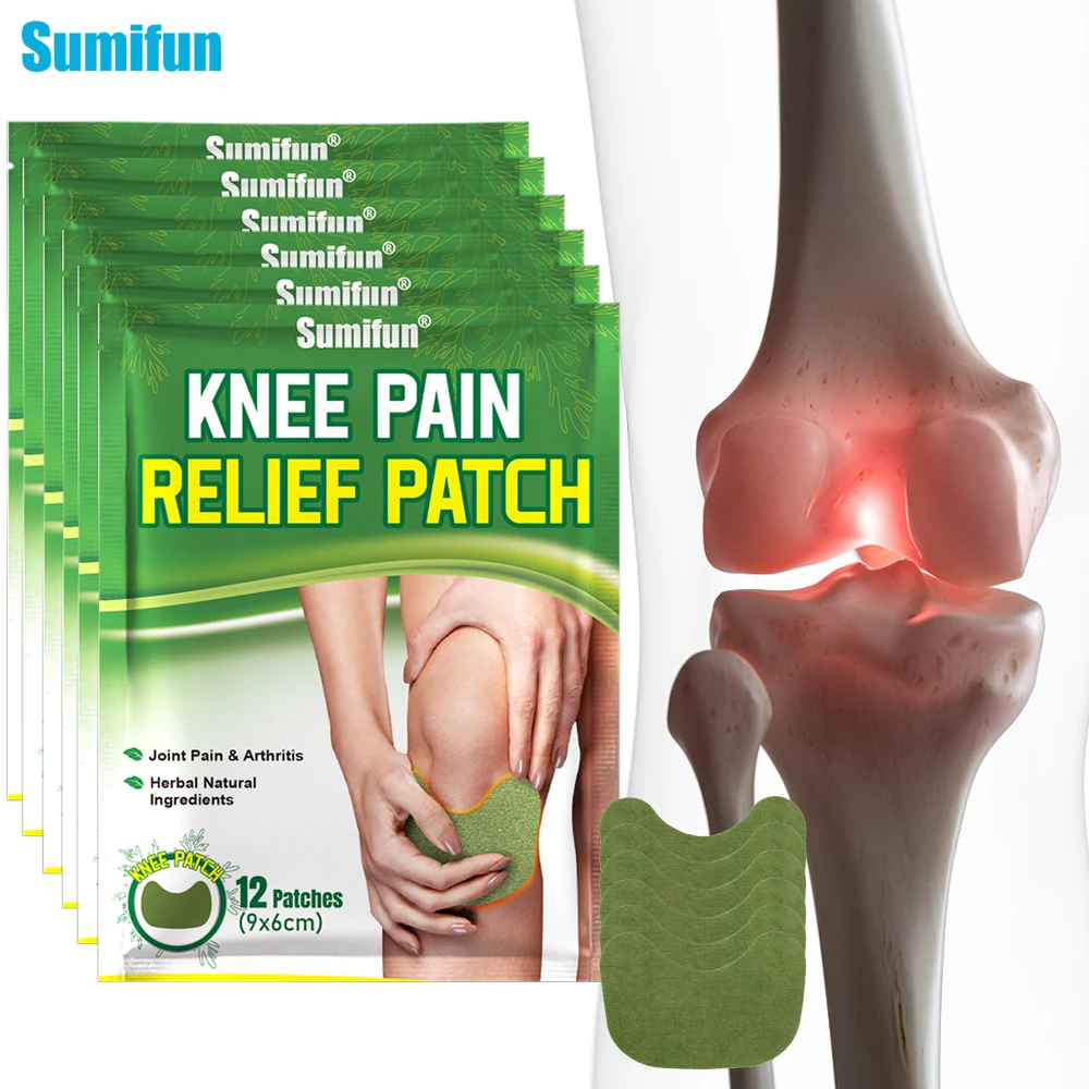 

120/240Pc Sumifun Wormwood Knee Patch Treat Synovitis Pain Relief Sticker Rheumatoid Arthritis Joint Muscle Ache Care Plaster