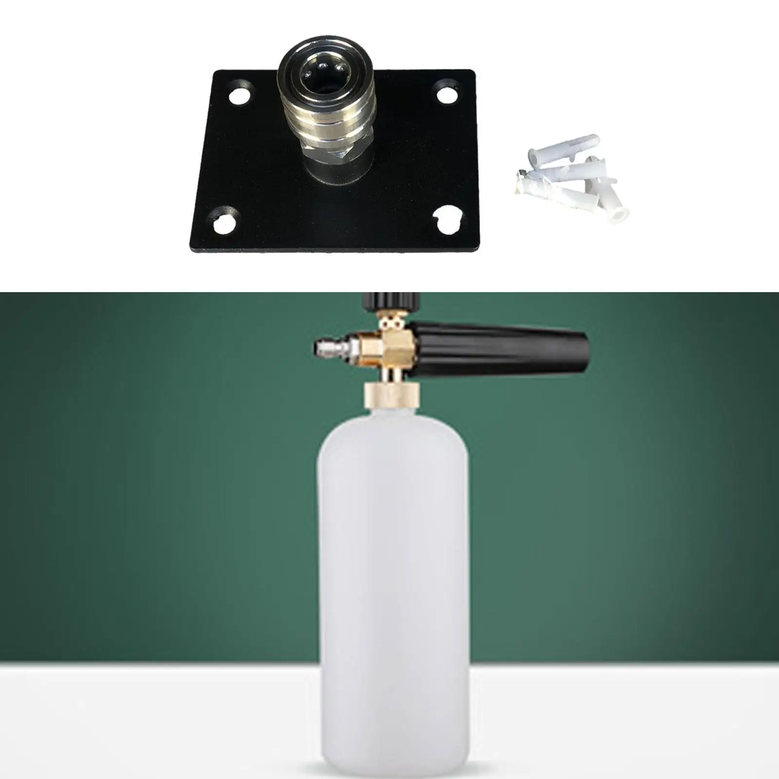 

Pressure Washer Foam Sprayer Holder Simple Assembly Wall Mount Organizer