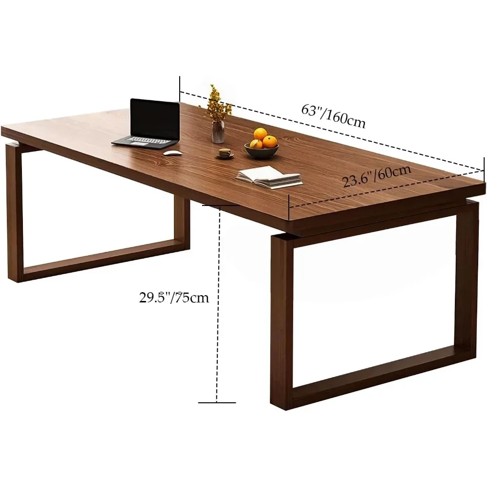 Wooden Extra Long Desk - 63