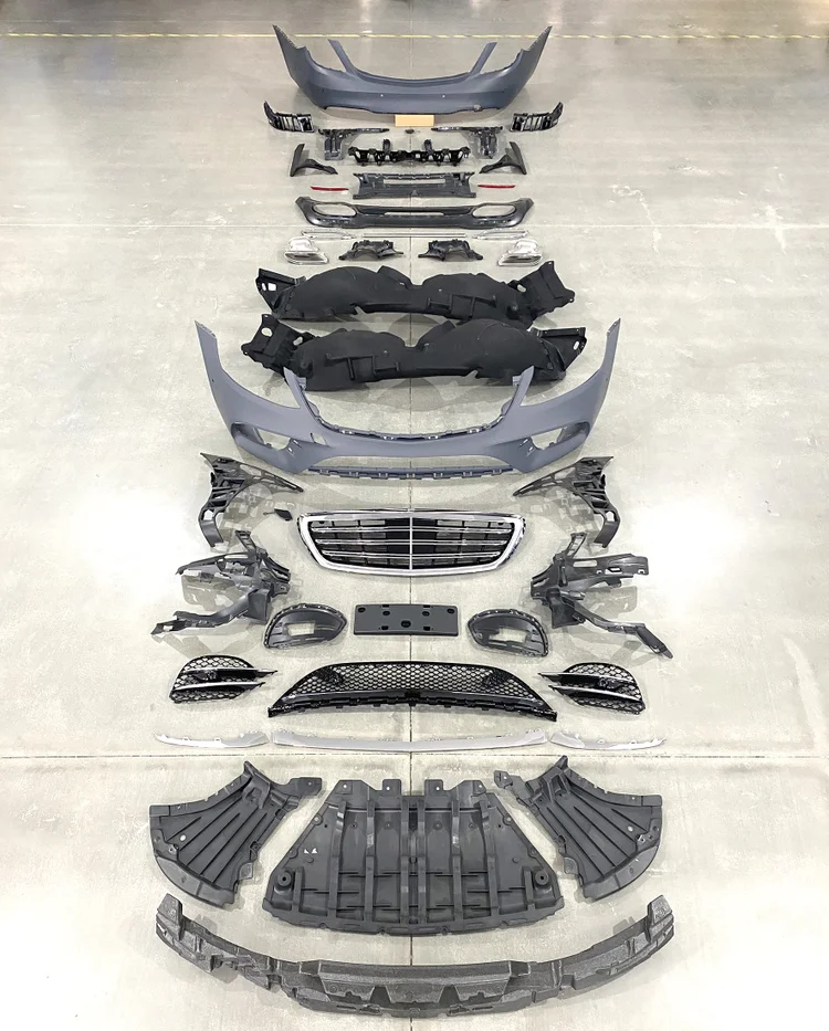 

SXLL The body kit of the S-Class W222 (2018-2020) has been upgraded to the S-Class S450 kit with high-quality front and rear bu
