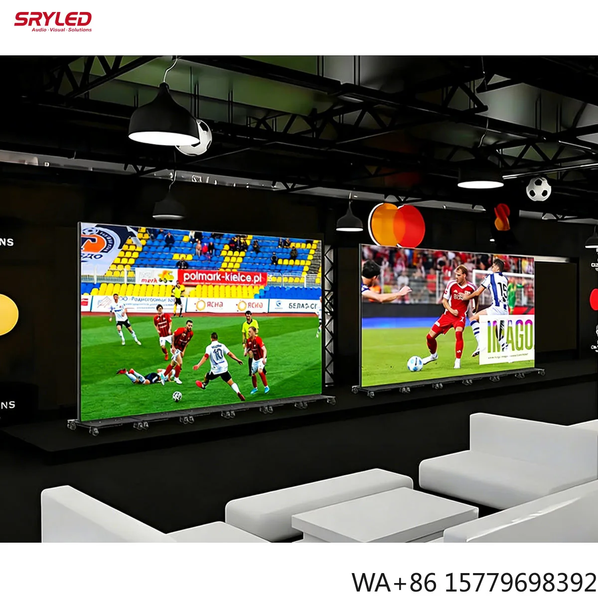 

Mexico Warehouse in Stock 4K P2.5 GOB 640x1920mm 960x1920mm Seamless Splicing Foldable Double-Sided LED Poster